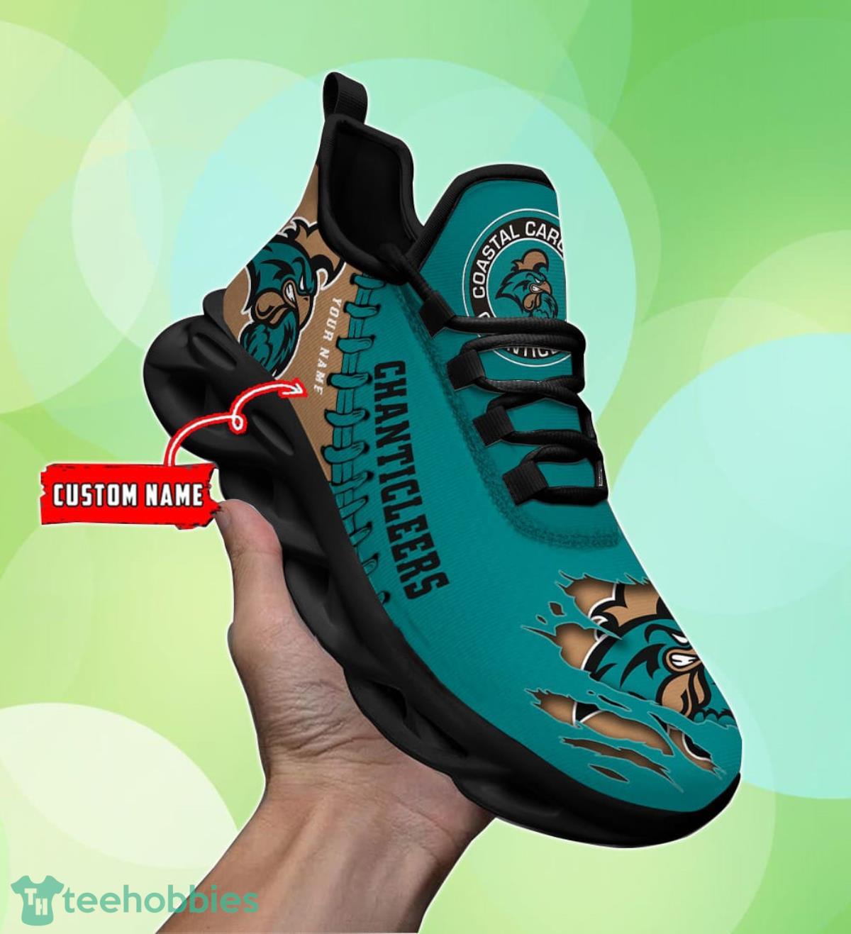 Coastal Carolina Chanticleers Personalized Max Soul Shoes Unique Gift For Men And Women Fans Product Photo 1