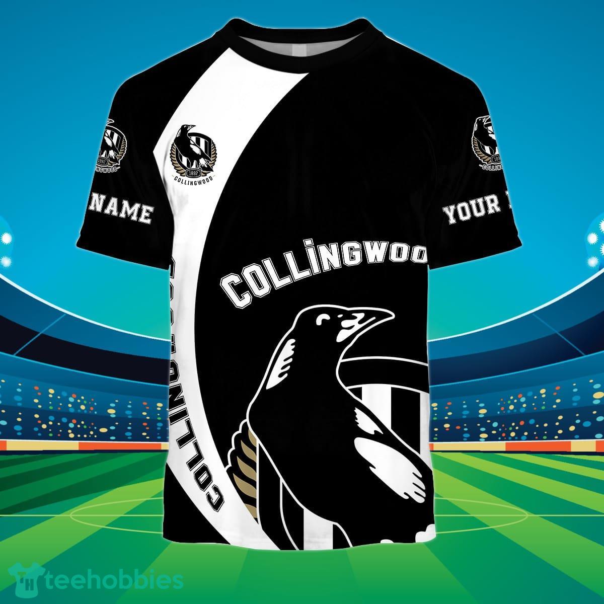 Collingwood Magpies Custom Name AFL You Laugh I Laugh For Sports Fan 3D Shirt Product Photo 2