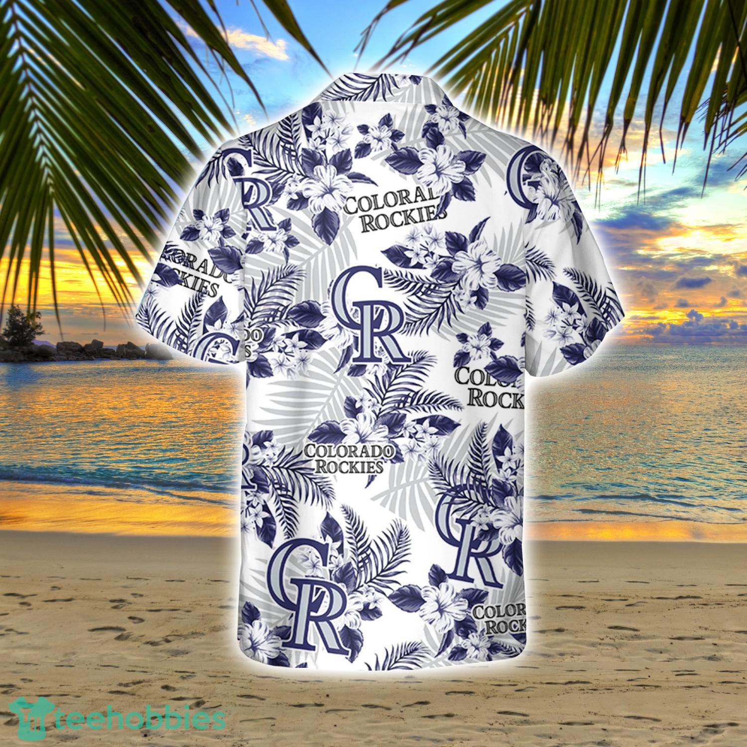 Custom Name Colorado Rockies MLB Aloha Hawaiian Shirt For Mens Womens - T- shirts Low Price