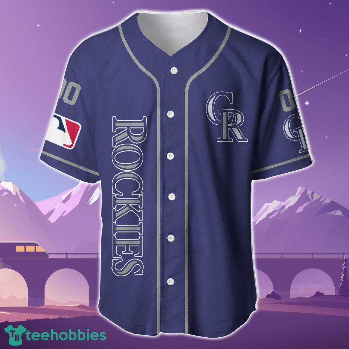 Colorado Rockies Custom Name & Number Baseball Jersey Best Gift For Men And Women Product Photo 2