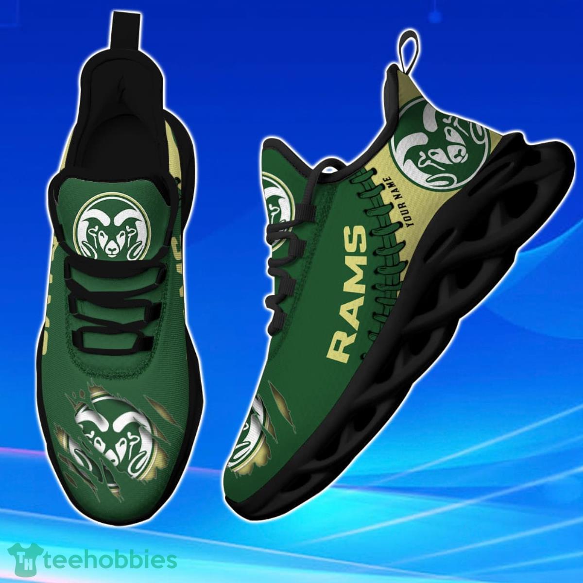 Colorado State Rams Personalized Max Soul Shoes Unique Gift For Men And Women Fans Product Photo 2