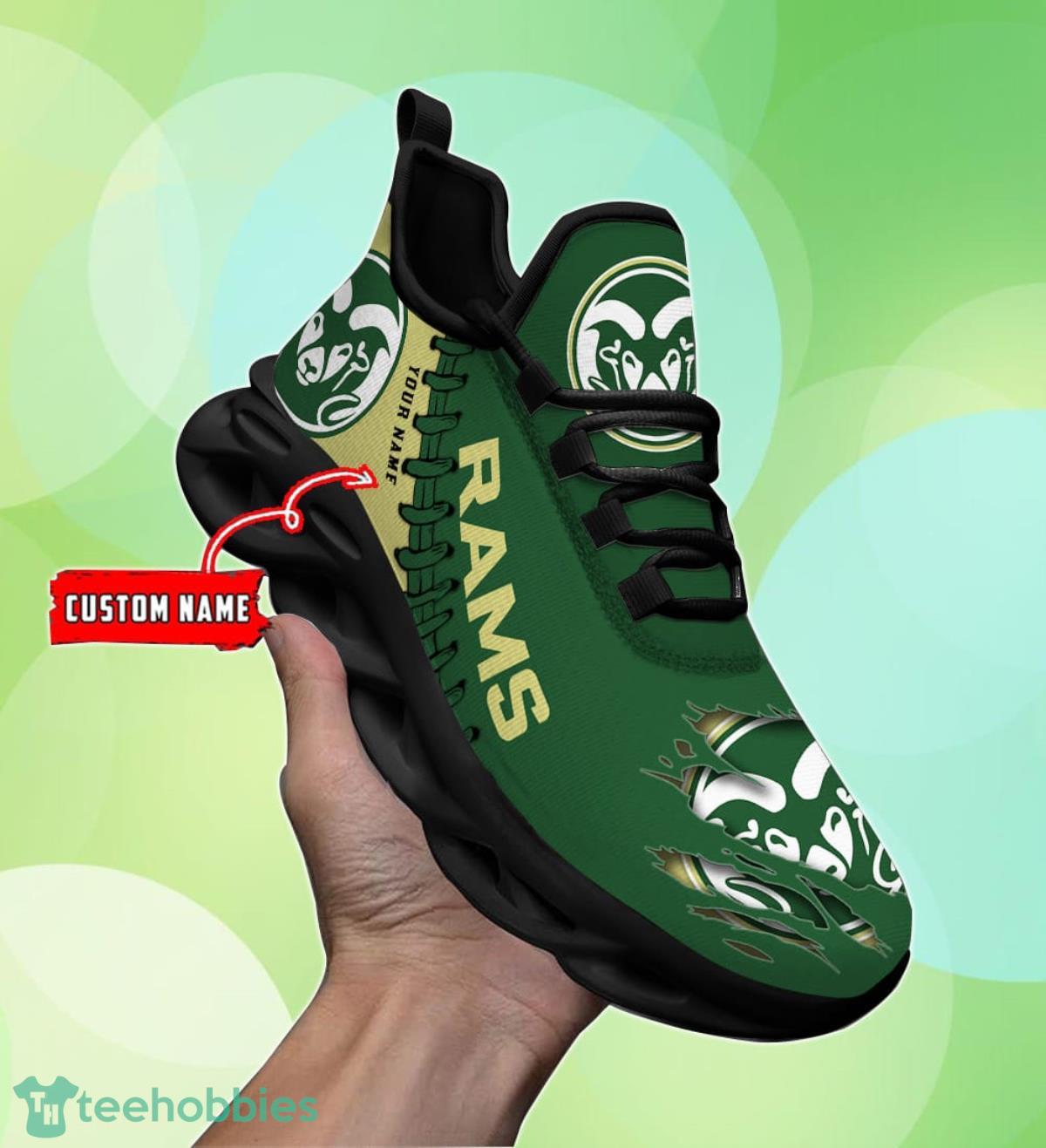 Colorado State Rams Personalized Max Soul Shoes Unique Gift For Men And Women Fans Product Photo 1