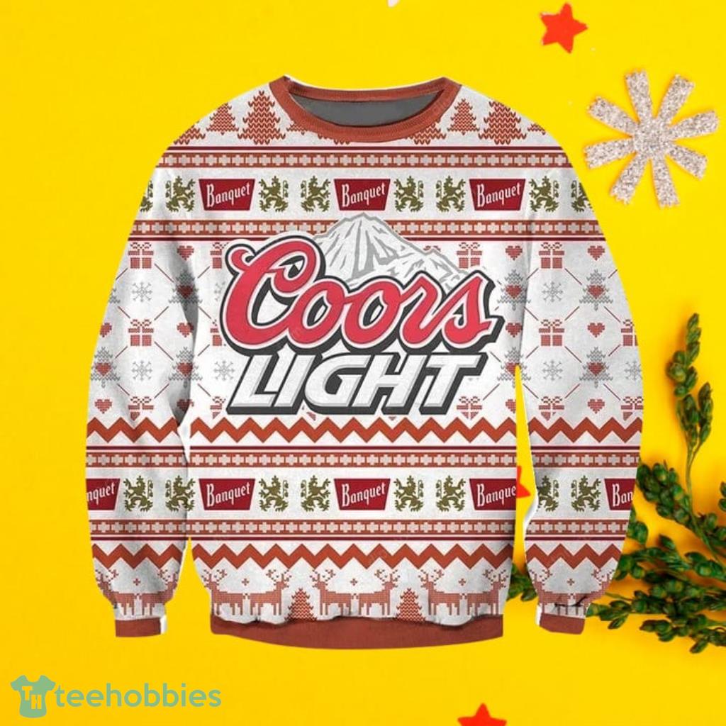 Coors Light Lover Ugly Christmas Sweater Xmas Gift Men And Women Christmas  Sweater