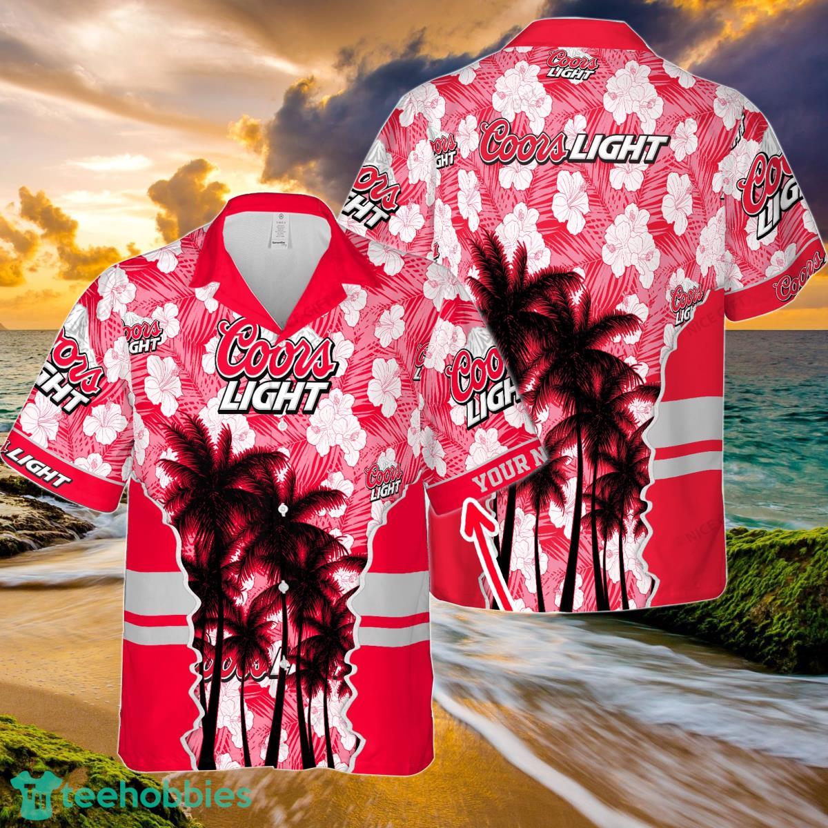 Coors Light Custom Name Hawaiian Shirt Best Gift For Men And Women Fans Product Photo 1