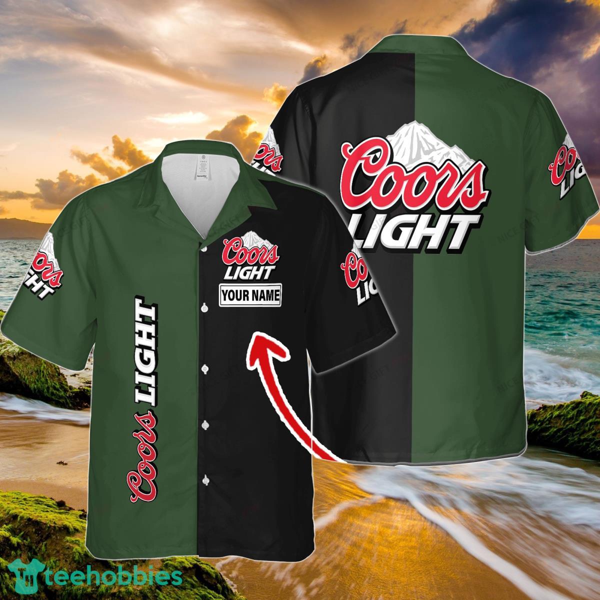 Coors Light Custom Name Hawaiian Shirt Best Gift For Summer Vacation Product Photo 1