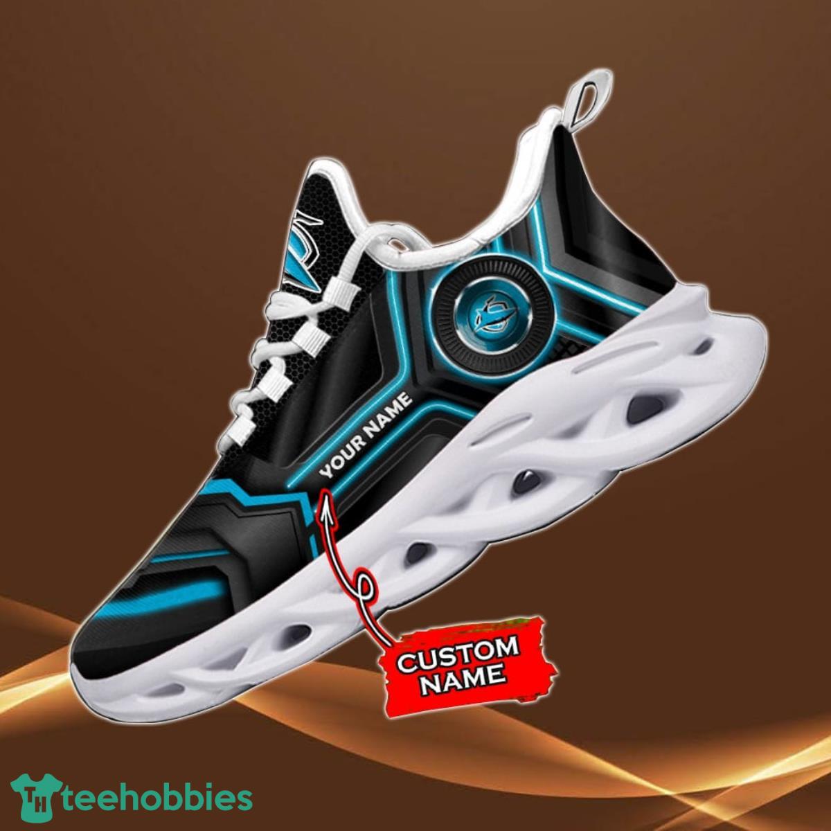 Cronulla-Sutherland Sharks NRL 2023 Custom Name Max Soul Sneaker Best Gift For Men And Women Fans Product Photo 1