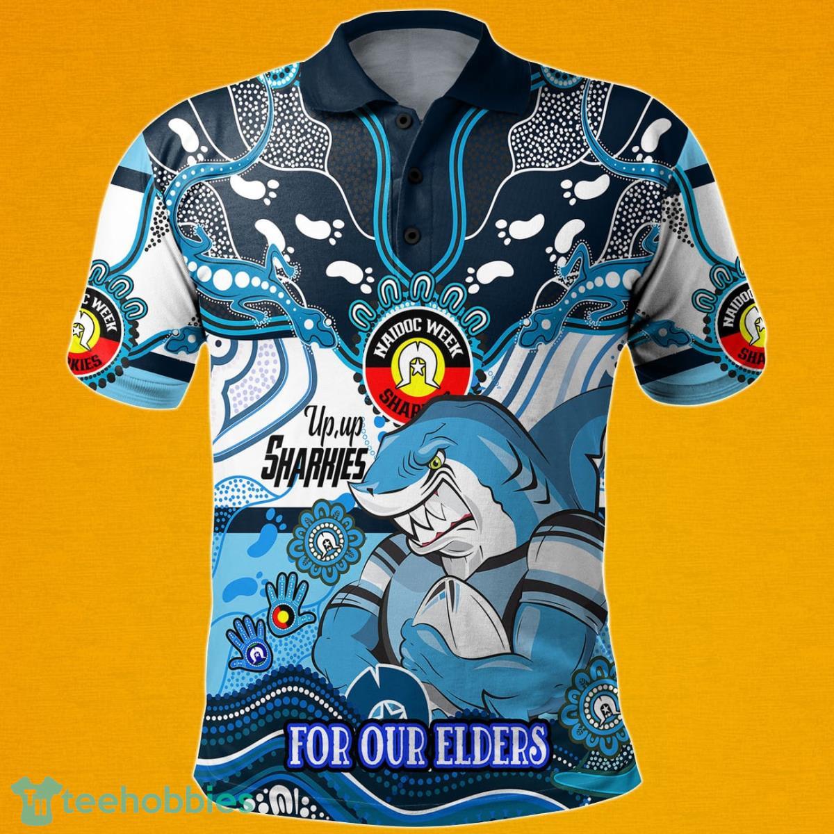 Cronulla-Sutherland Sharks NRL Australia Naidoc Week Polo Shirt Best Gift For Fans Product Photo 1