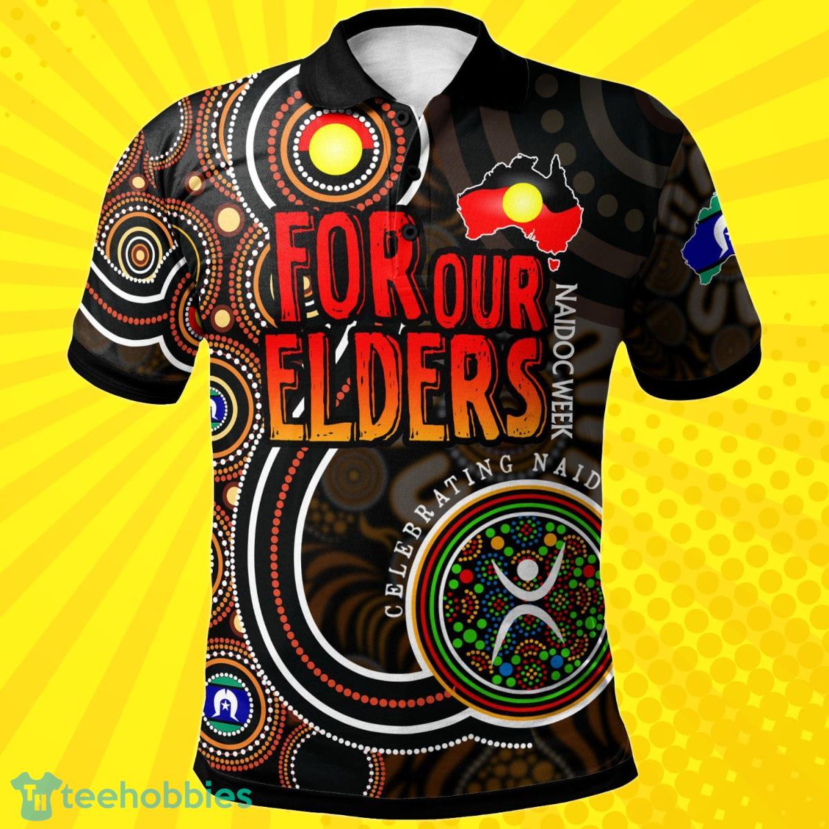 Custom Aboriginal Inspired Dot Art NAIDOC Week 2023 Polo Shirt Best Gift Product Photo 1
