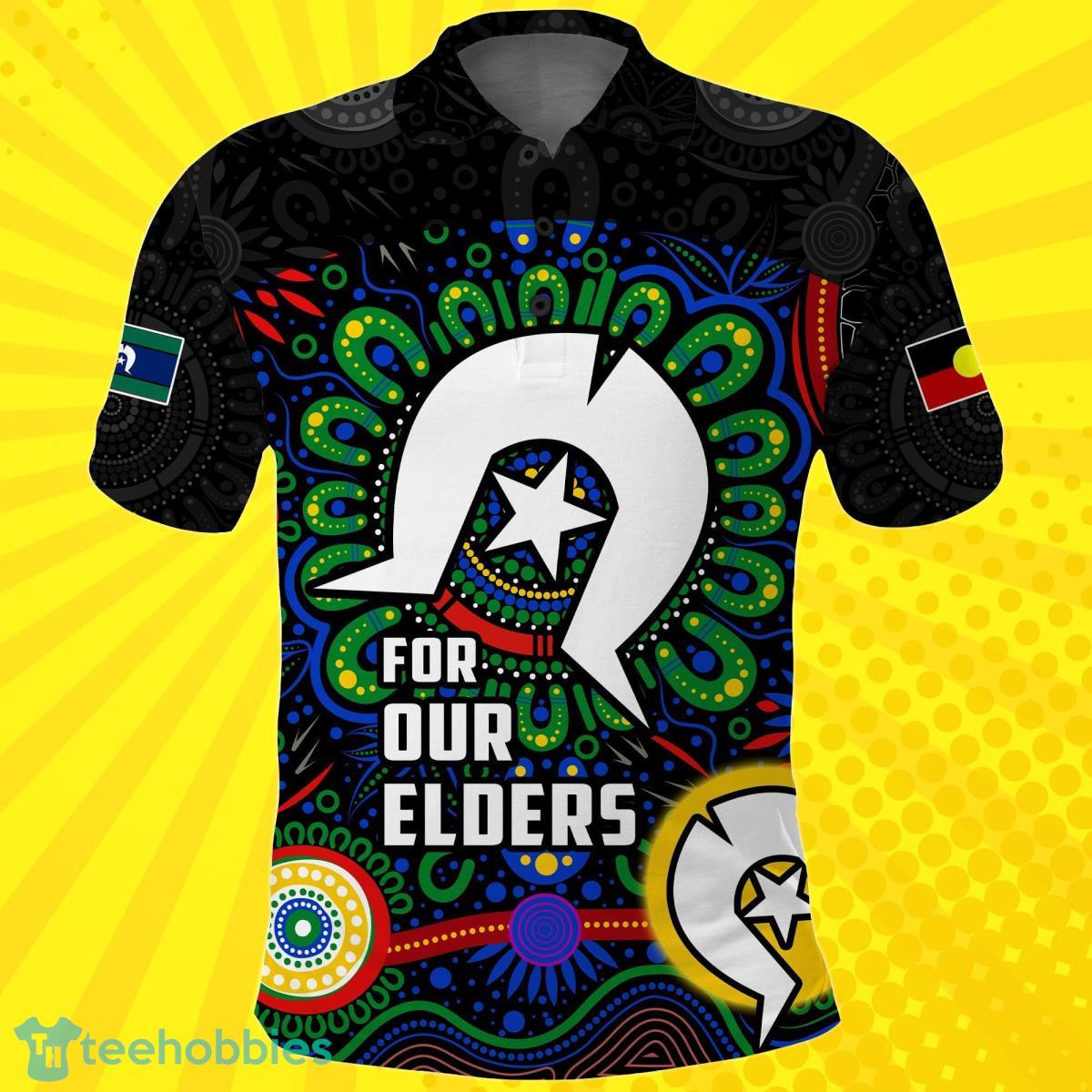 Custom Australia NAIDOC Week 2023 Polo Shirt Aboriginal For Our Elders Best Gift Product Photo 1