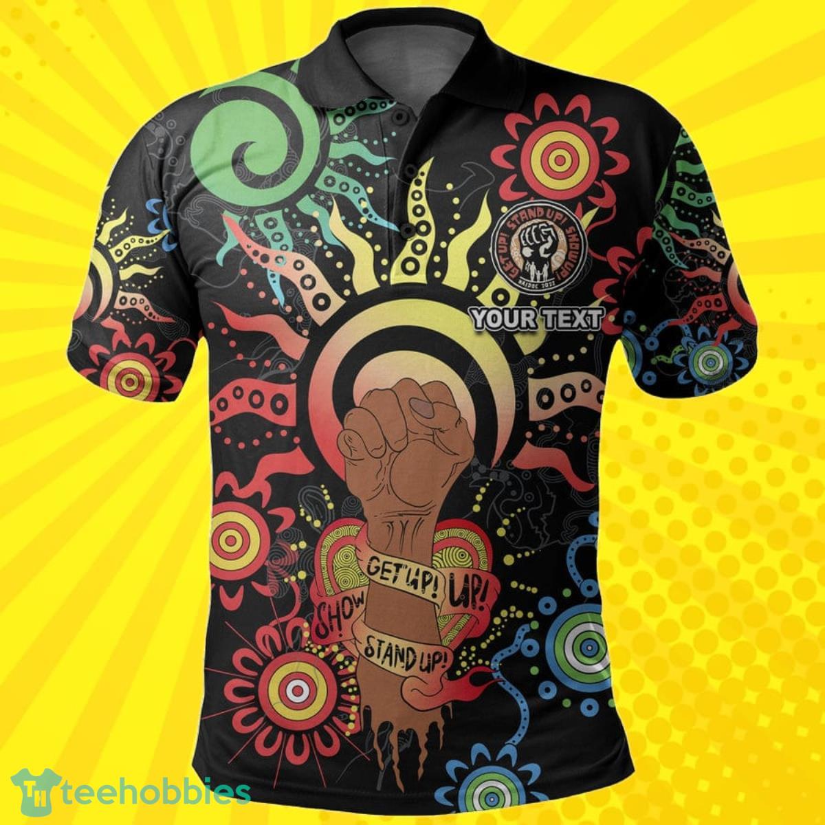 Custom Naidoc Week 2023 Polo Shirt Let’s Fight Together Product Photo 1