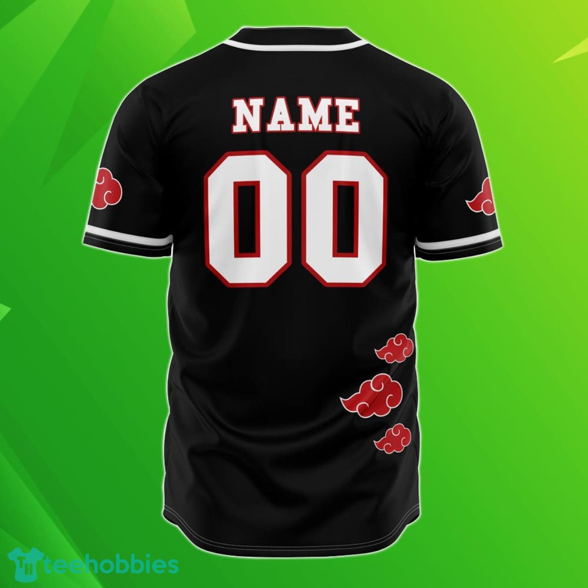 Custom Name And Number Akatsuki Uchiha Naruto Baseball Jersey Best Gift For Men And Women Product Photo 2