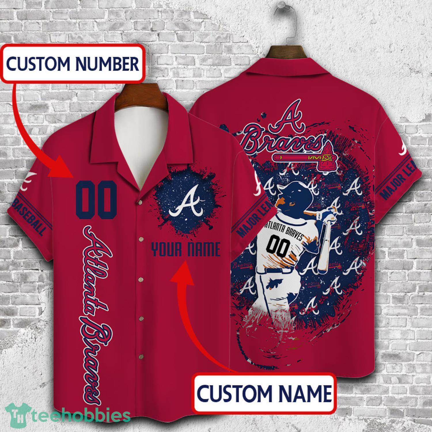 Custom Name And Number Atlanta Braves Baseball Cool Short