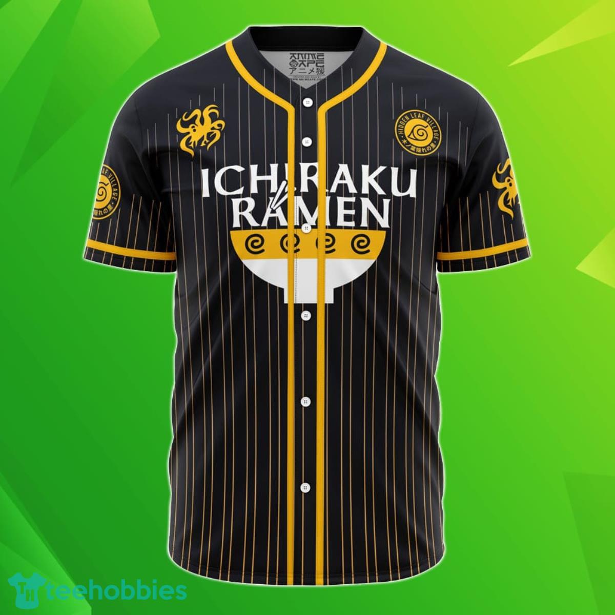 Custom Name And Number Ichiraku Ramen Naruto Baseball Jersey Best Gift For Men And Women Product Photo 1