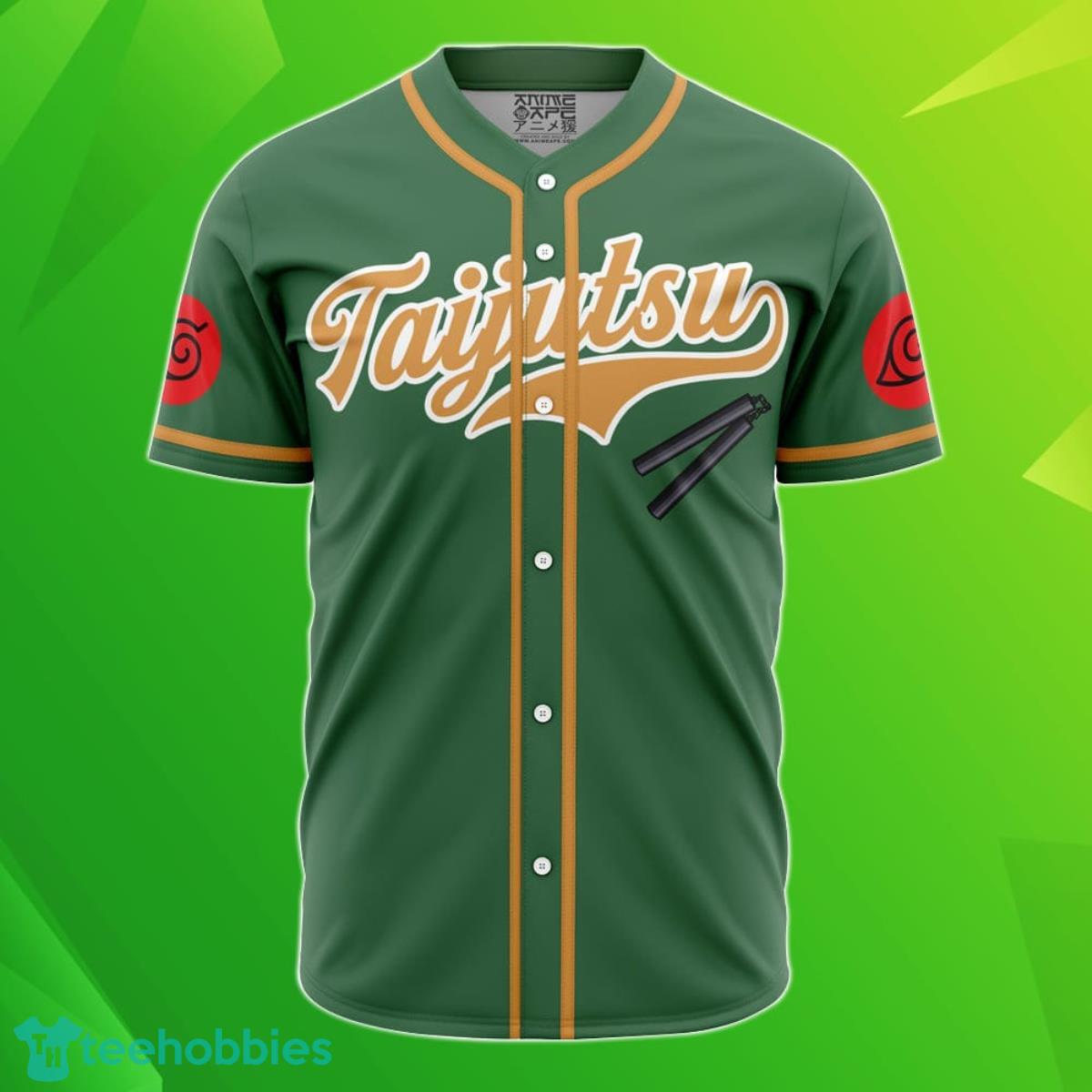 Custom Name And Number Rock Lee Naruto Baseball Jersey Best Gift For Men And Women Product Photo 1