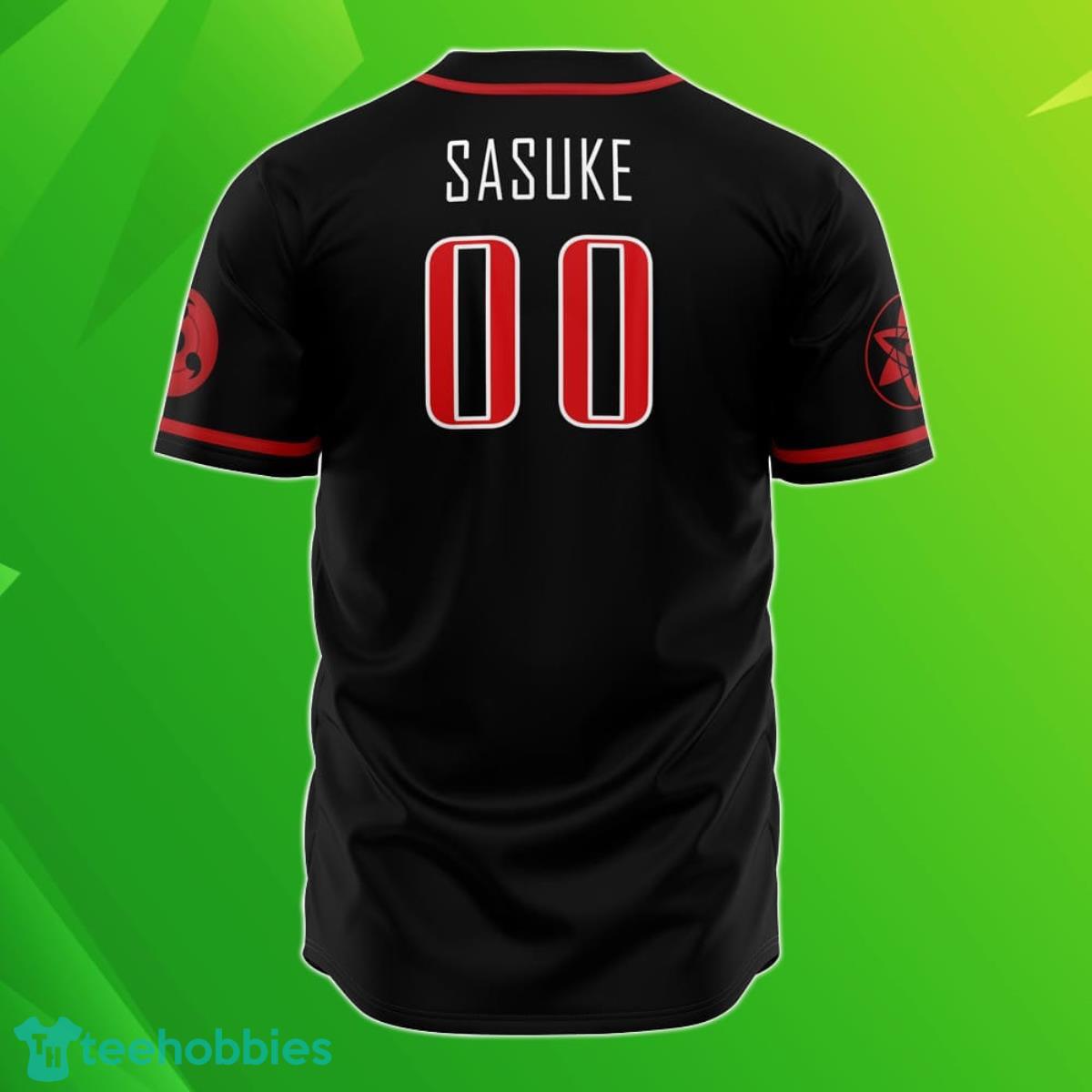 Custom Name And Number Sasuke Uchiha Naruto Baseball Jersey Best Gift For Men And Women Product Photo 2