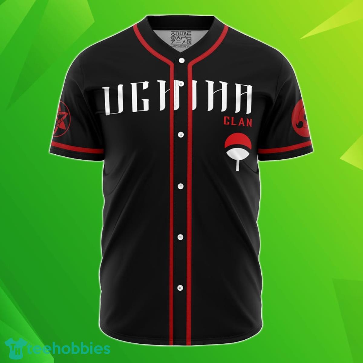 Custom Name And Number Sasuke Uchiha Naruto Baseball Jersey Best Gift For Men And Women Product Photo 1