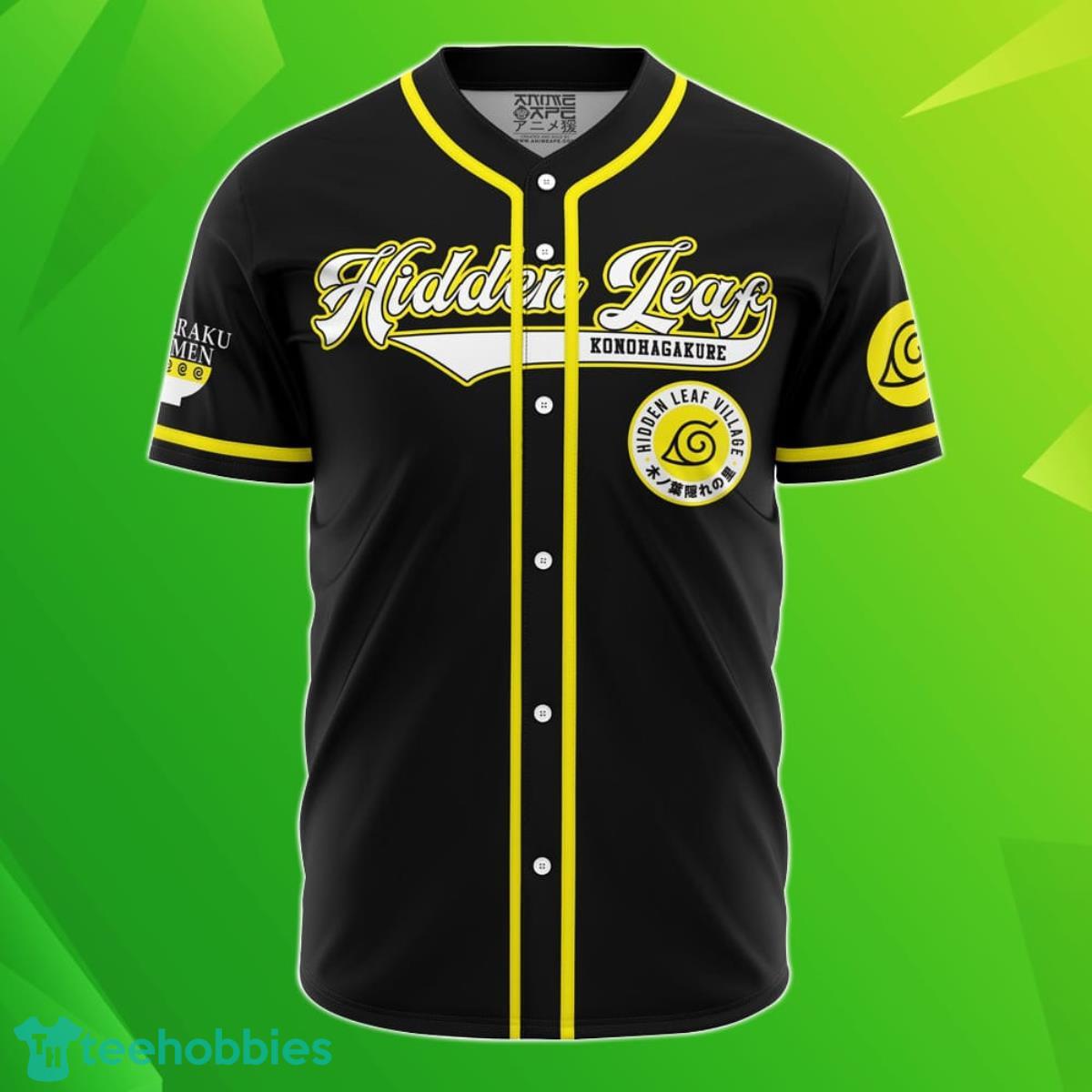 Custom Name And Number Shippuden Hidden Leaf Uzumaki Naruto Baseball Jersey Best Gift For Men And Women Product Photo 1