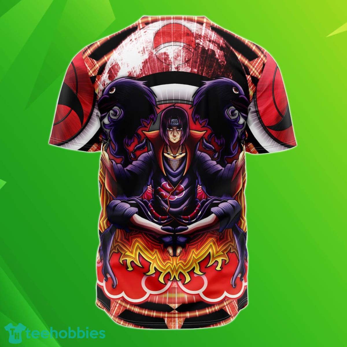 Custom Name And Number Trippy Meditating Itachi Akatsuki Naruto Baseball Jersey Best Gift For Men And Women Product Photo 2
