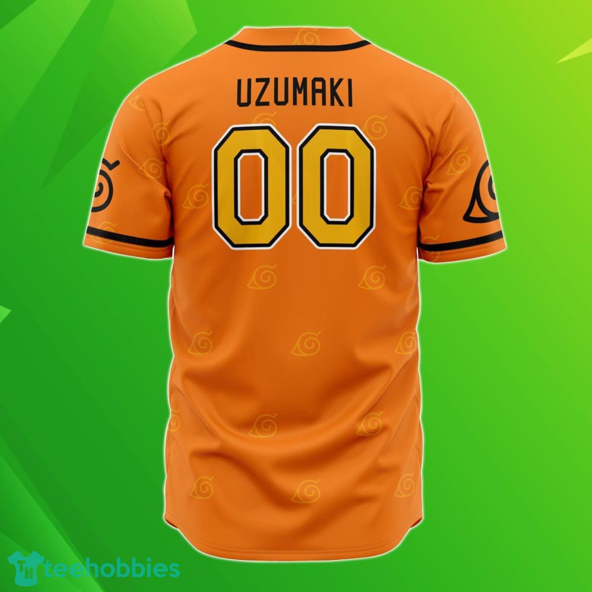 Custom Name And Number Uzumaki Naruto Baseball Jersey Best Gift For Men And Women Product Photo 2