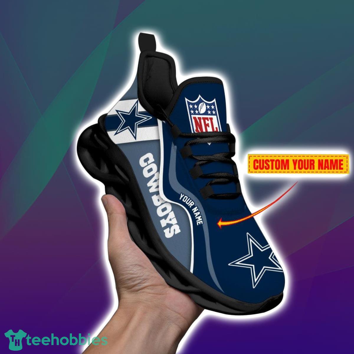 Dallas Cowboys-NFL Custom Name Max Soul Shoes Impressive Gift For Men And Women Fans Product Photo 1