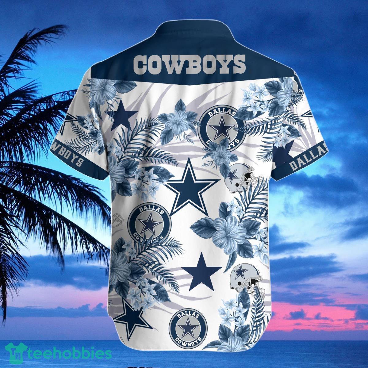 Dallas Cowboys NFL Floral Hawaii Shirt Best Gift For Men And Women Fans image Dallas Cowboys-NFL Floral Hawaii Shirt Best Gift For Men And Women Fans Product Photo 2