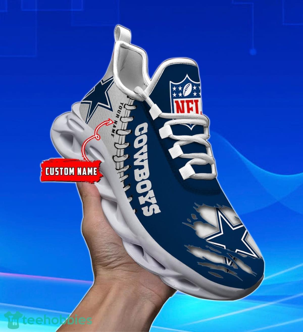 Dallas Cowboys NFL Custom Name Unique Max Soul Shoes Gift For Fans