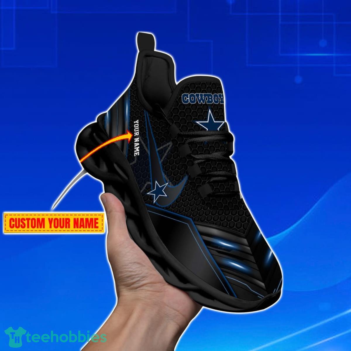 Dallas Cowboys-Personalized NFL Neon Light Max Soul Shoes Best Gift For Men And Women Fans Product Photo 2