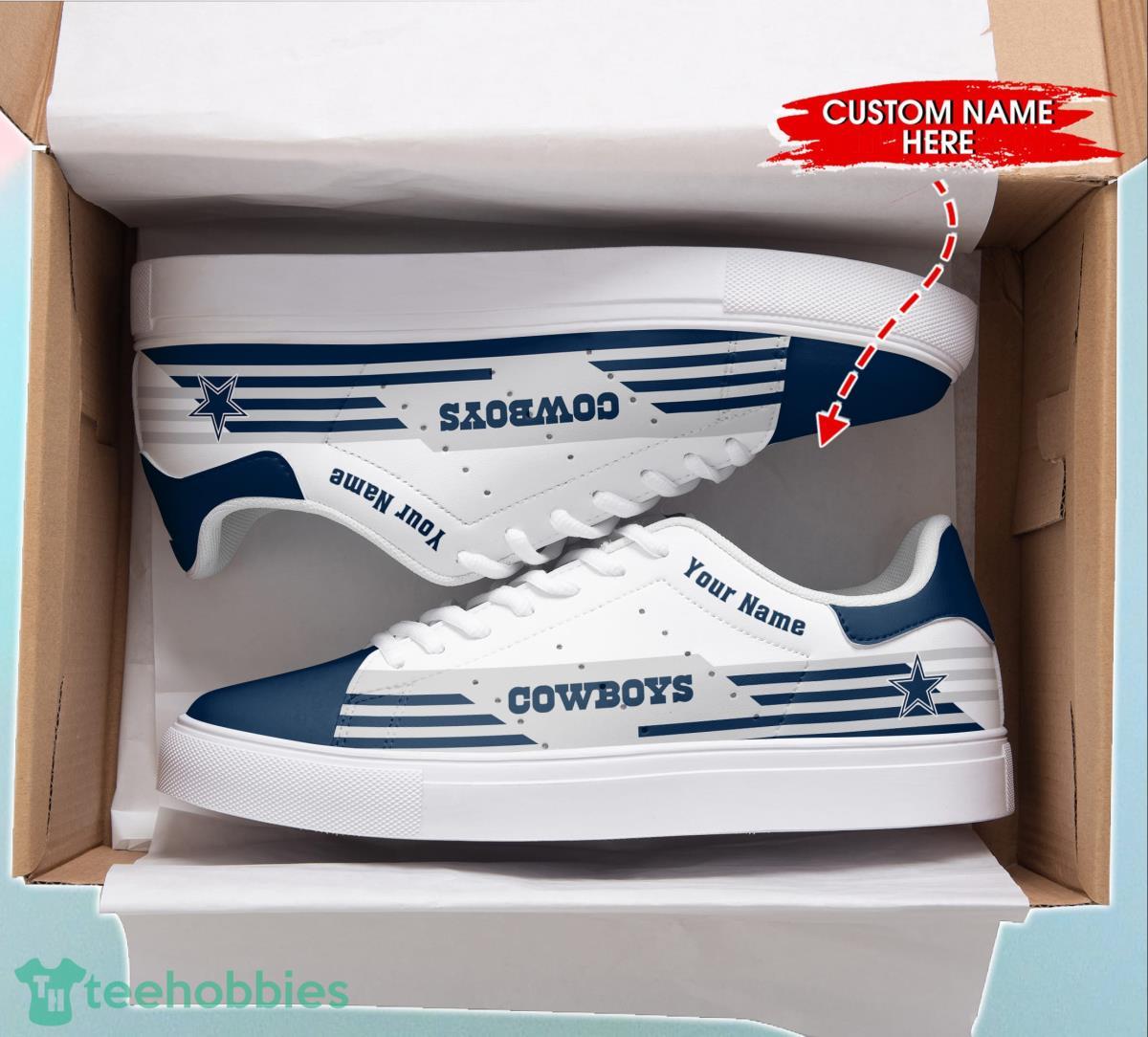 Dallas Cowboys Personalized Stan Smith Sneakers Impressive Gift For Real Fans Product Photo 2