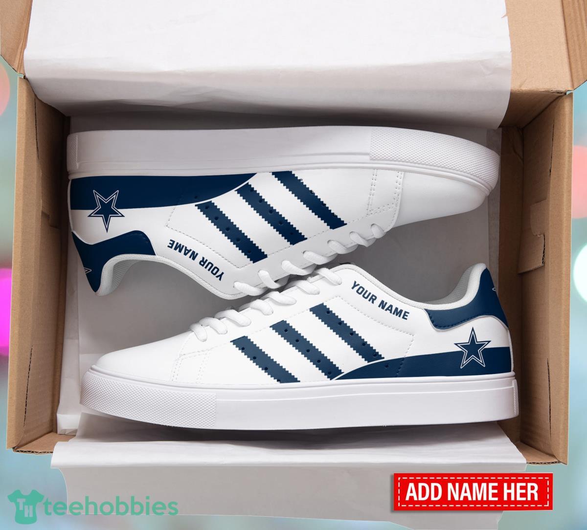 Dallas Cowboys Personalized Stan Smith Sneakers Style Gift For Real Fans Product Photo 2