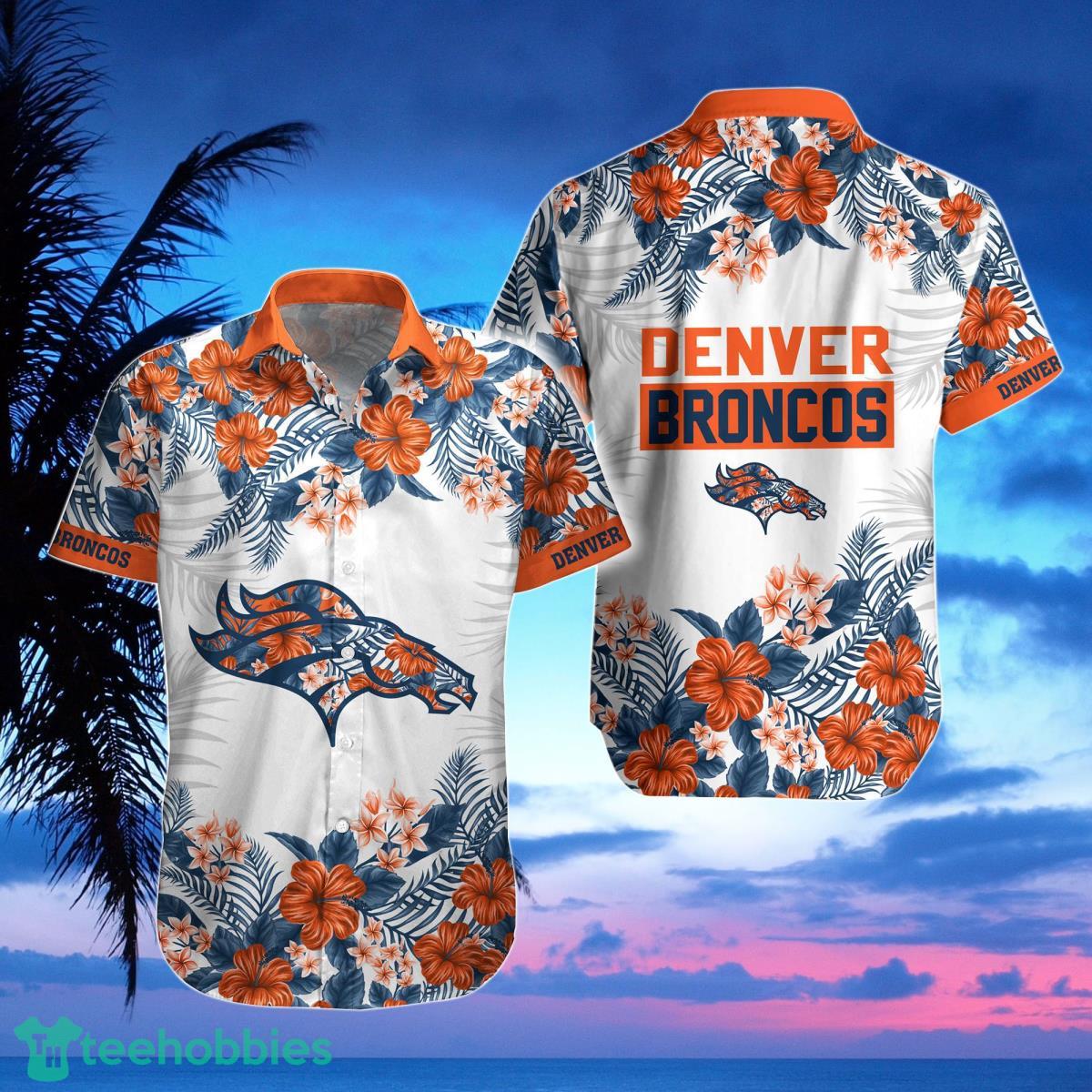 Denver Broncos-Hawaiian Shirt, Shorts, Combo Hawaiian Shirt And Shorts Best Gift For Men And Women Fans Product Photo 1