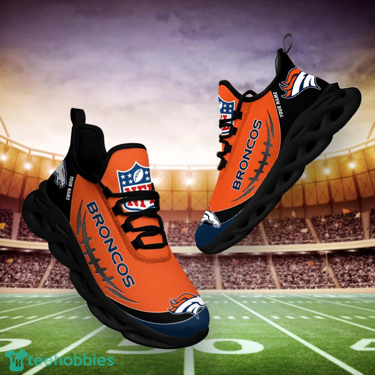 Men's Nike Orange Denver Broncos Custom Game Jersey