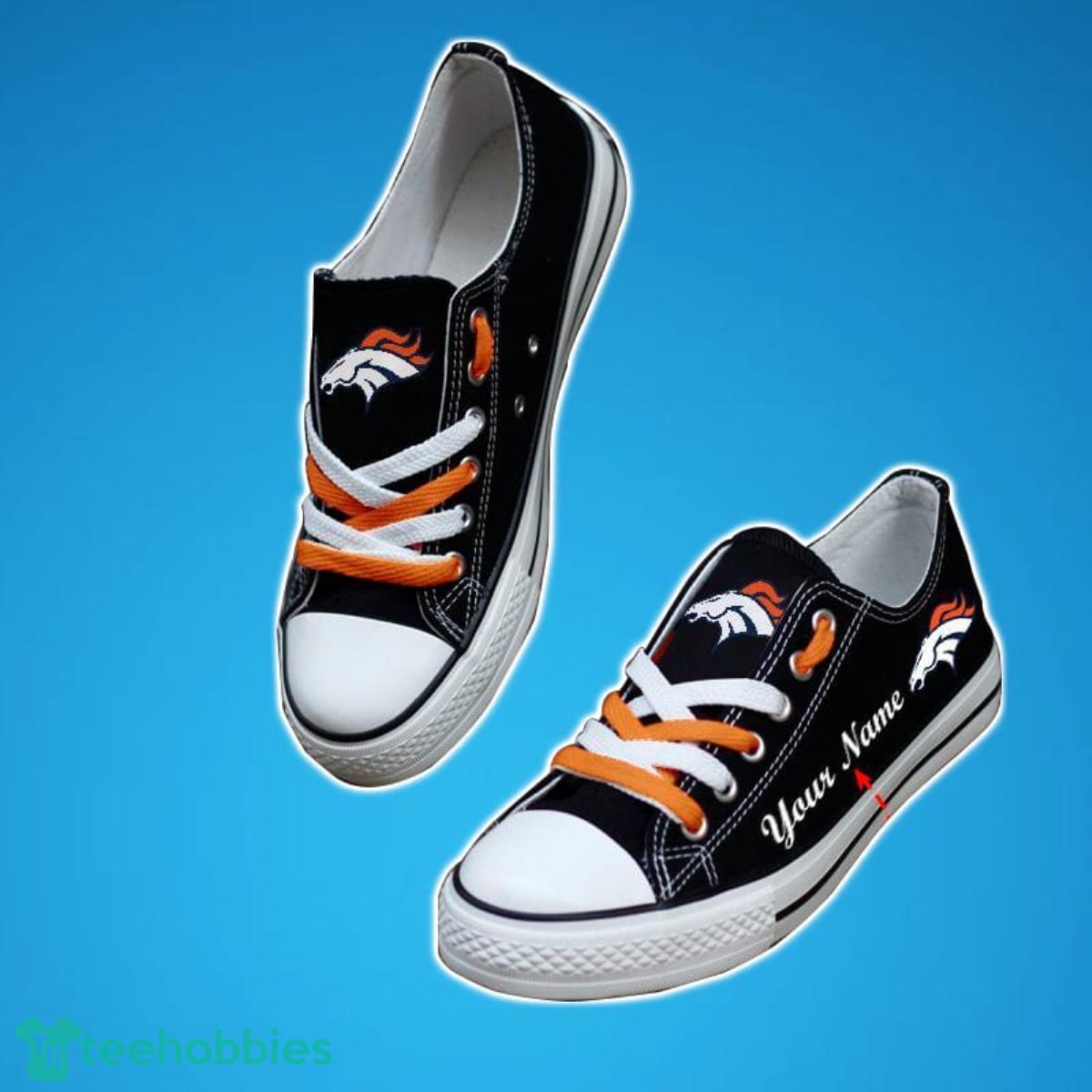 Denver Broncos Personalized New Low Top Shoes Best Gift For Men And Women Fans Product Photo 1