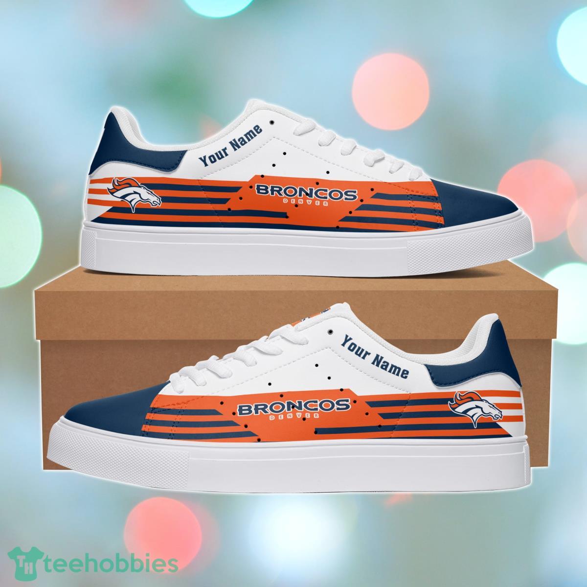 Denver Broncos Personalized Stan Smith Sneakers Style Gift For Men And Women Fans Product Photo 1