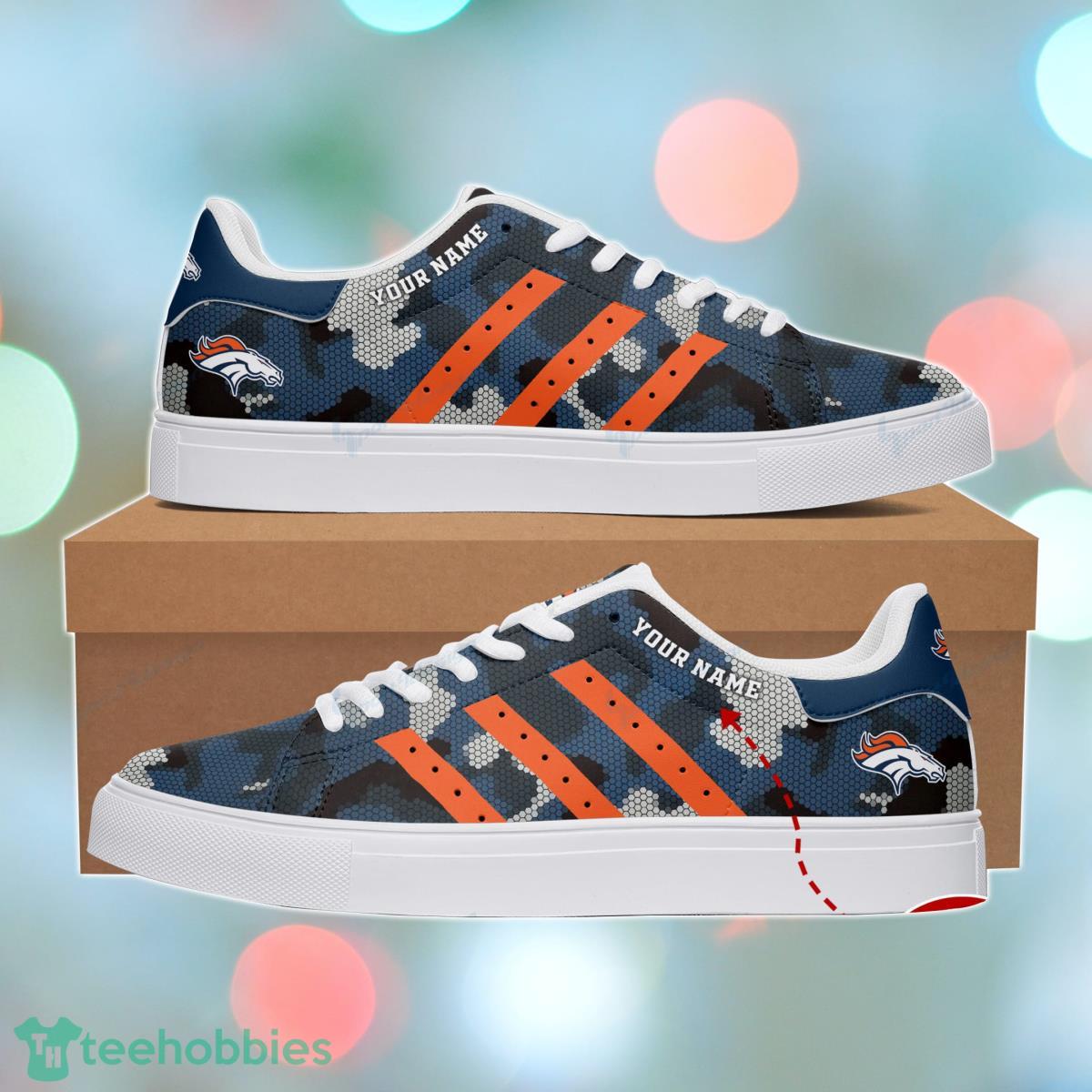 Denver Broncos Personalized Stan Smith Sneakers Unique Gift For Men And Women Fans Product Photo 1