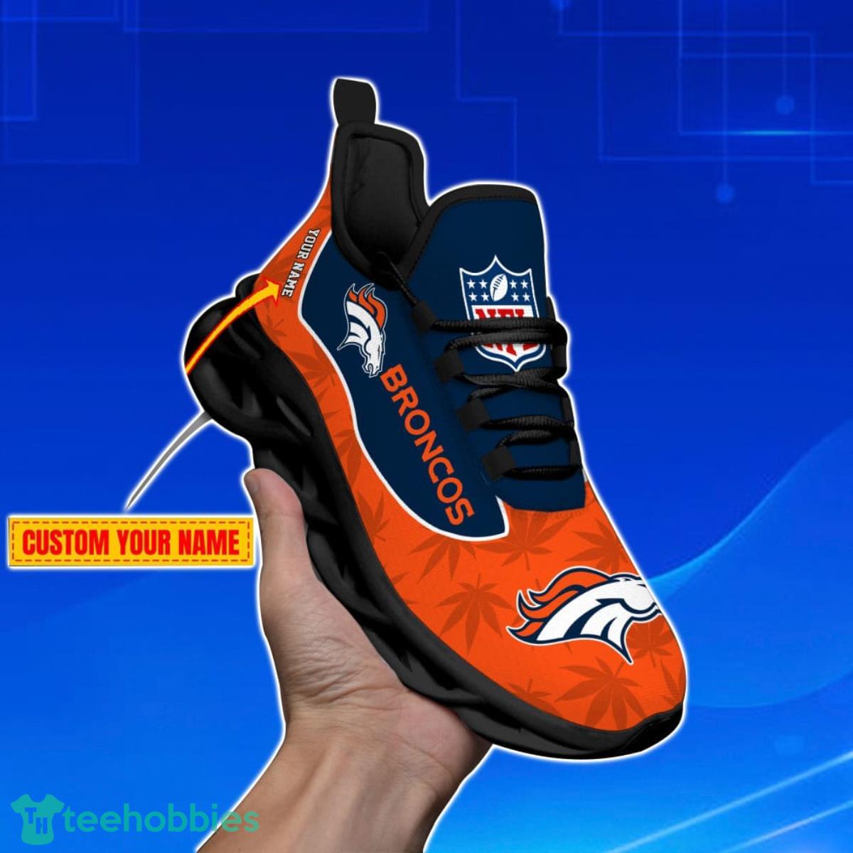 Denver Broncos Personalized Name For Fans Max Soul Shoes Men