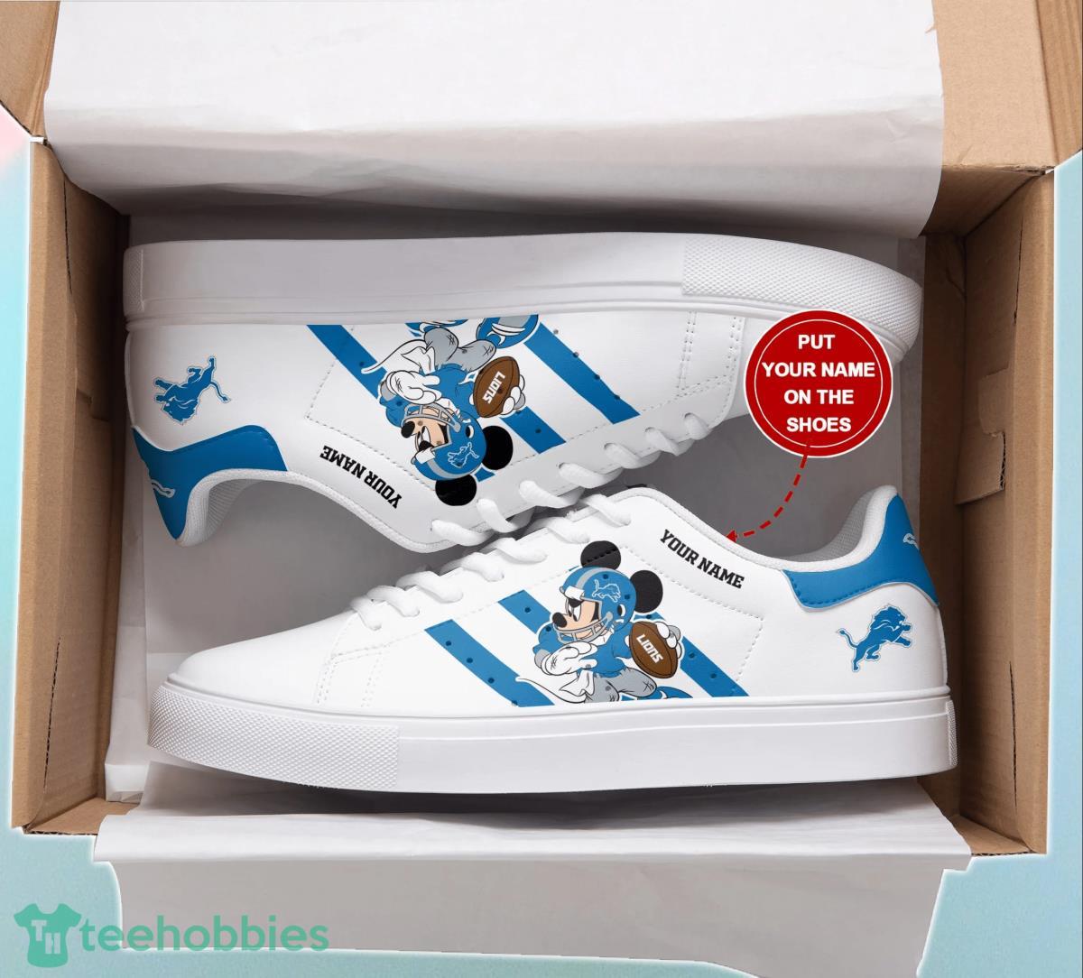 Detroit Lions Personalized Stan Smith Sneakers Impressive Gift For Men And Women Product Photo 1