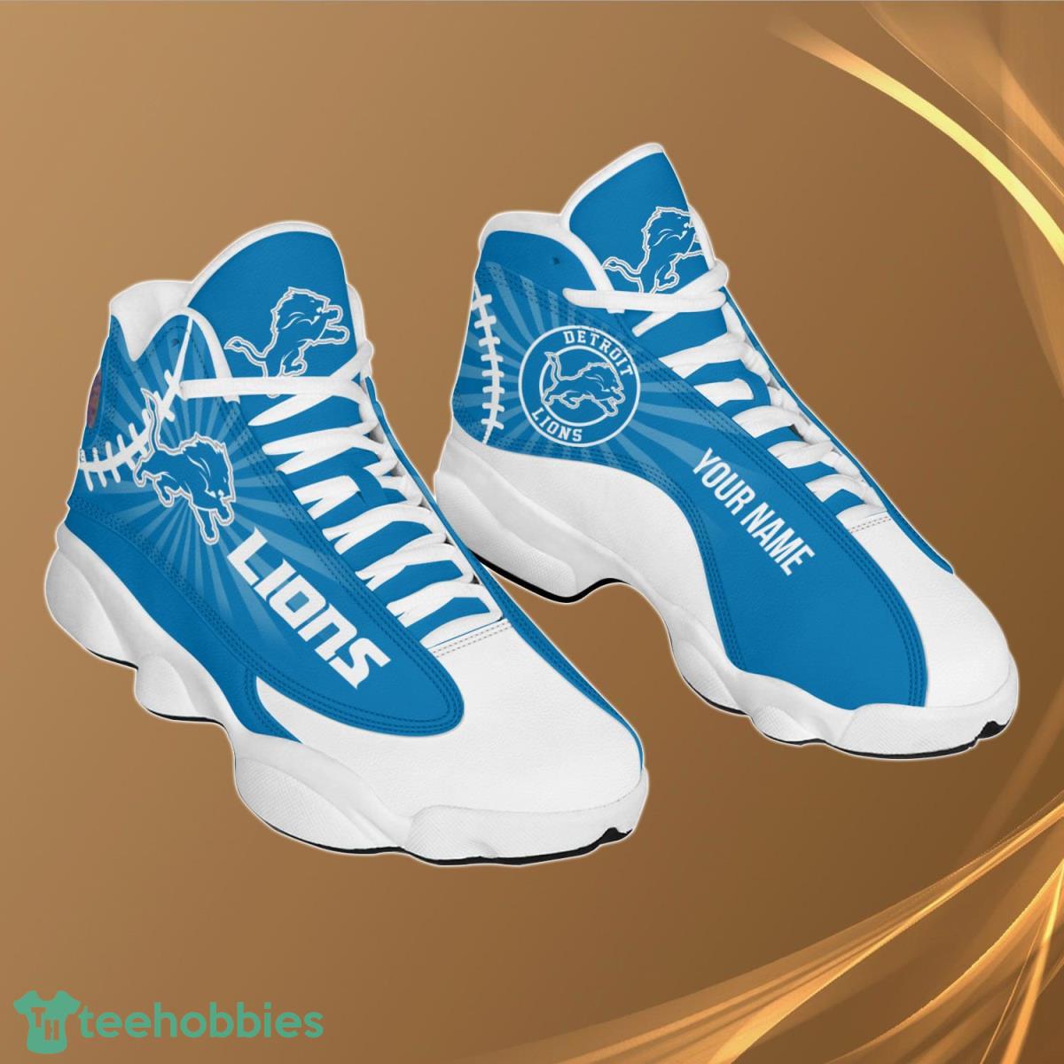 Detroit Lions Air Jordan 13 Sneakers, Detroit Lions Gifts - Reallgraphics