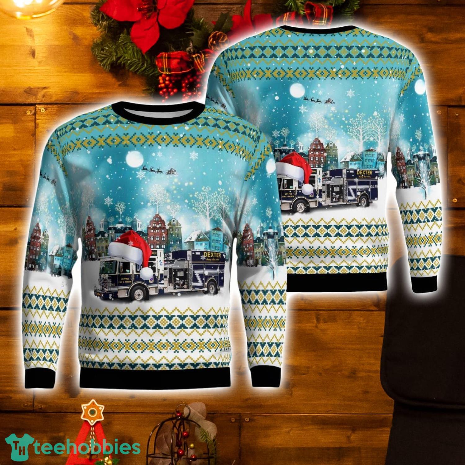 Dexter New Mexico Dexter Fire & Rescue Ugly Sweater Christmas Gift For Men And Women Product Photo 1 Dexter New Mexico Dexter Fire & Rescue Ugly Sweater Christmas Gift For Men And Women Product Photo 1