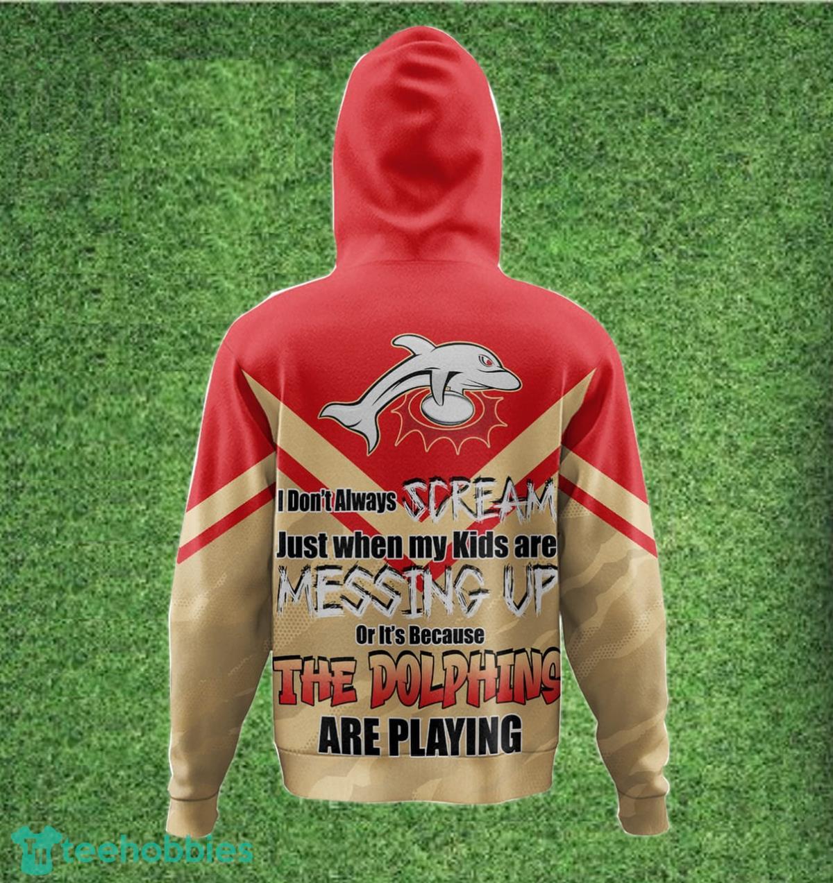 Dolphins Custom Name Mother's Day NRL Custom Hoodie Best Gift For Fans