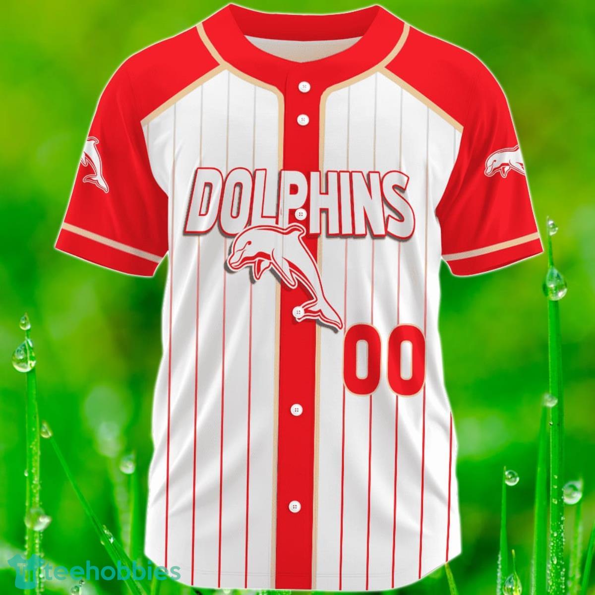 Dolphins Custom Name & Number NRL Baseball Jersey Best Gift For Men And  Women Fans