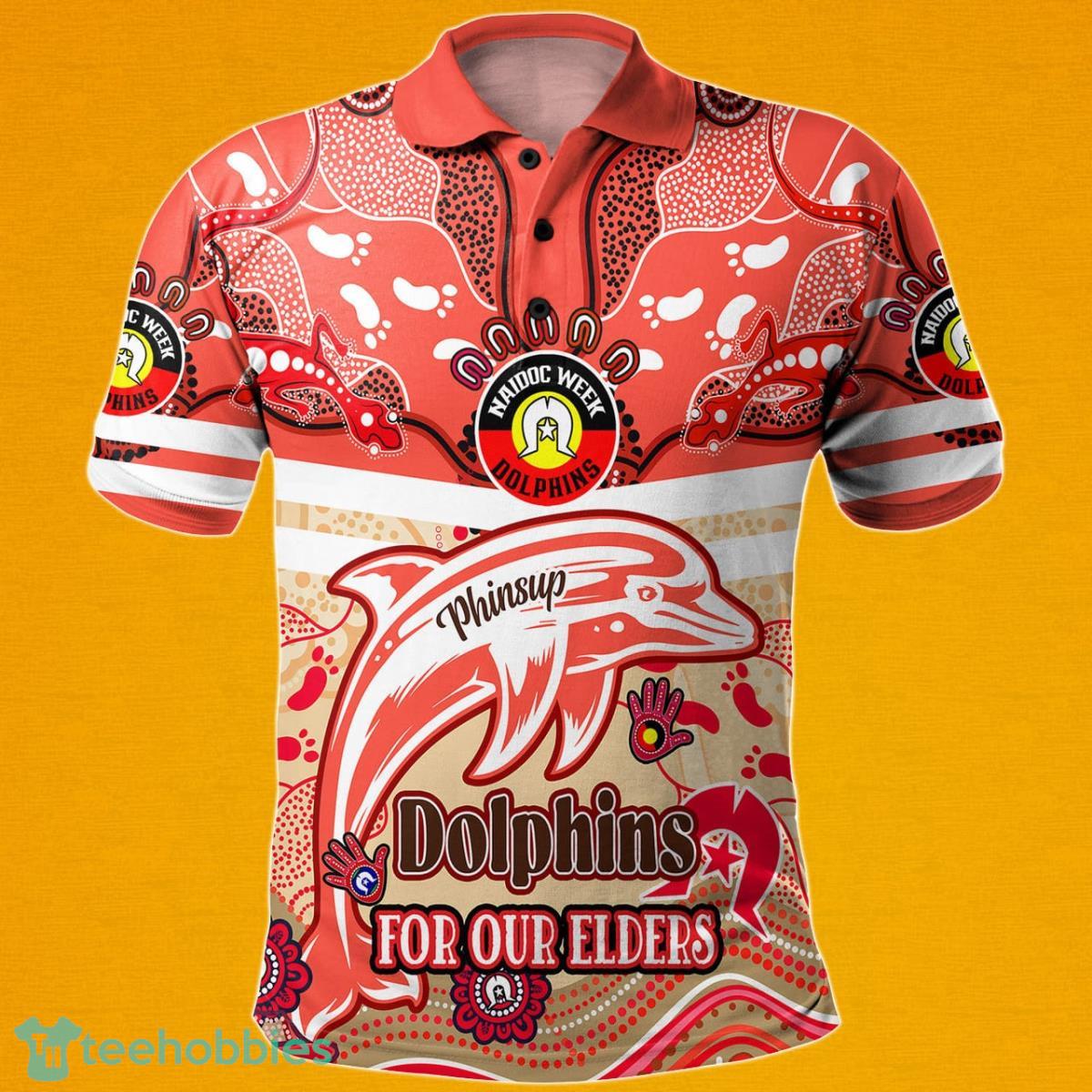 Dolphins NRL Australia Naidoc Week Polo Shirt Best Gift For Fans Product Photo 1