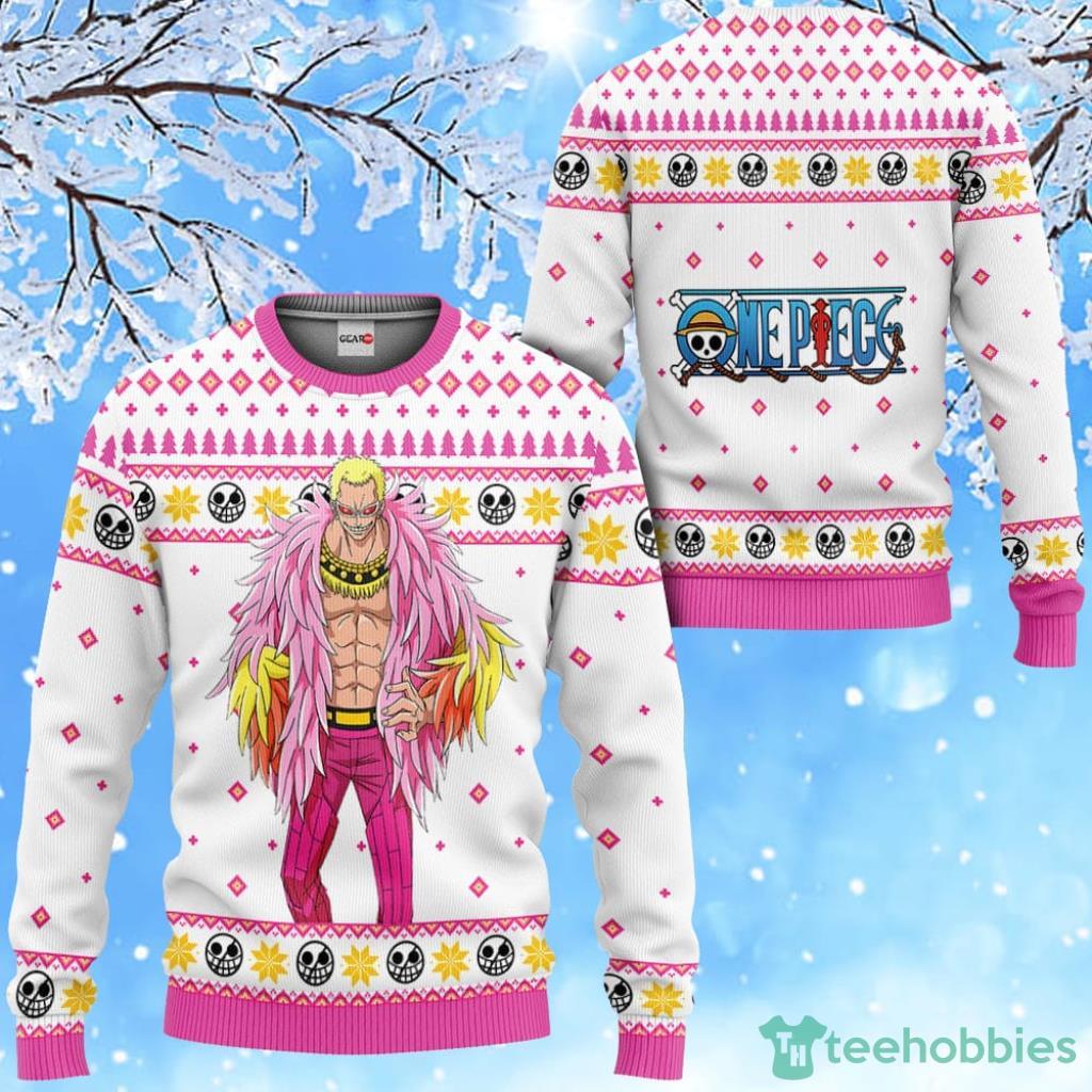 Donquixote Doflamingo Anime Ugly Christmas Sweater 3D One Piece Gift For  Men And Women