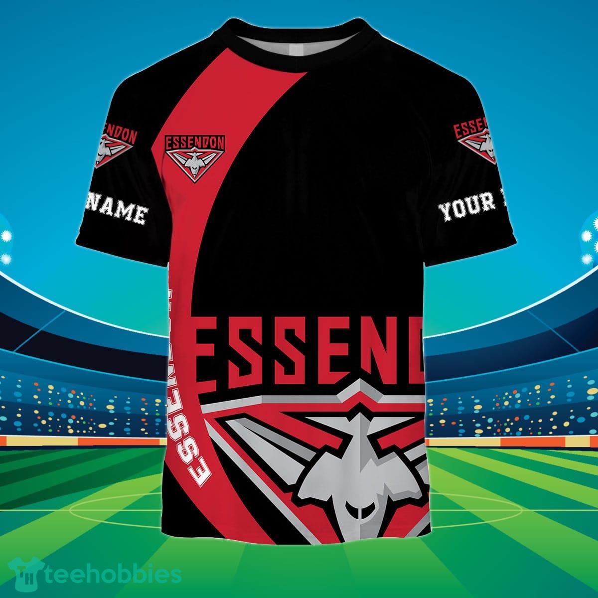 Essendon Bombers Custom Name AFL You Laugh I Laugh For Sports Fan 3D Shirt Product Photo 2