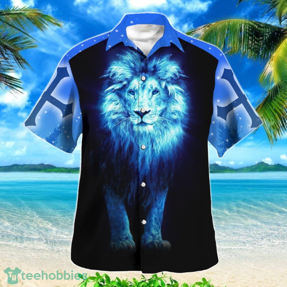 Faith Is Seeing Light Lion Christian  Religious Hawaiian Shirts Product Photo 1