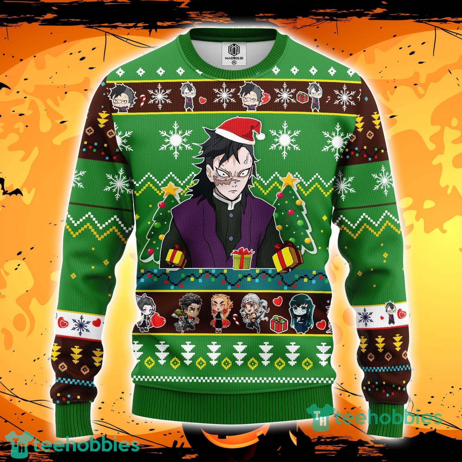 Genya Shinazugawa Demon Slayer Anime Ugly Christmas Sweater