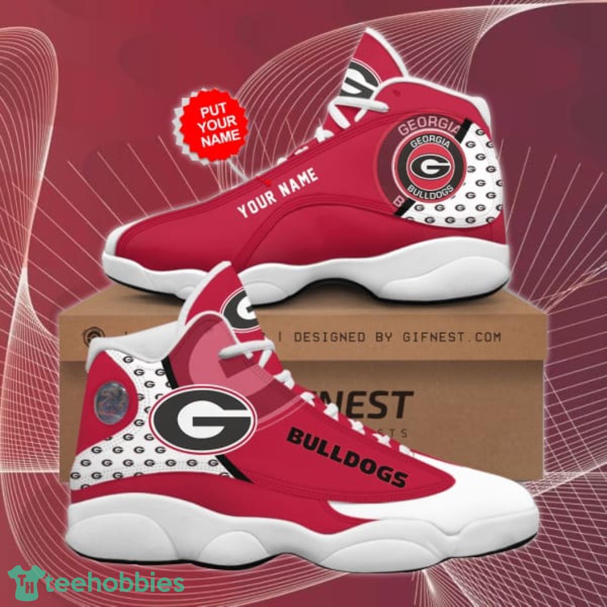 Georgia Bulldogs Custom Name Air Jordan 13 Shoes Special Gift For Fans Men And Women Product Photo 1