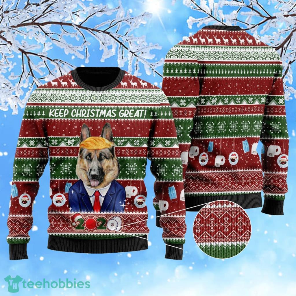 Ugly christmas shop sweater german shepherd