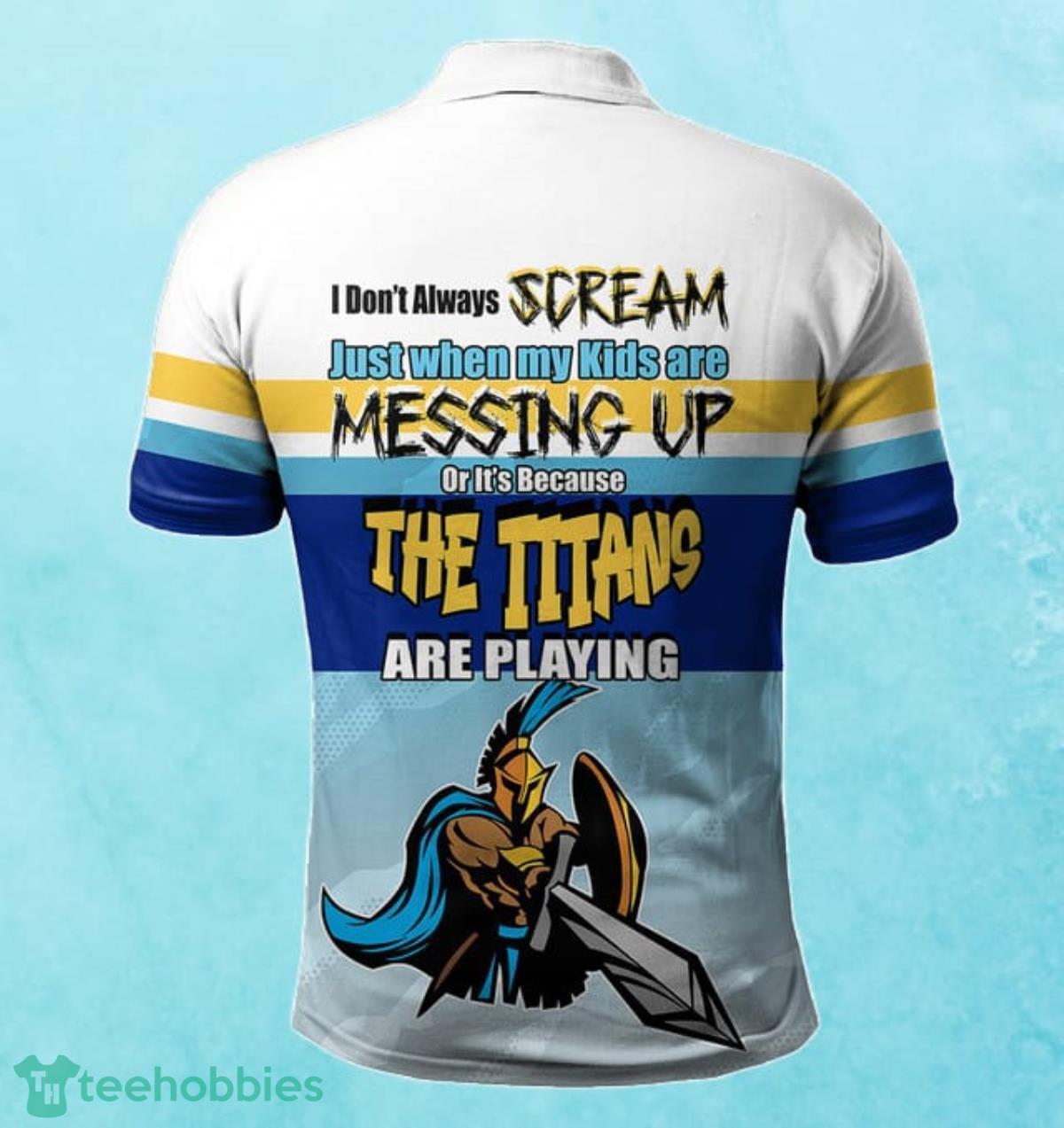 Gold Coast Titans Custom Name Father’s Day NRL Custom Polo Shirt Best Gift For Fans Product Photo 2