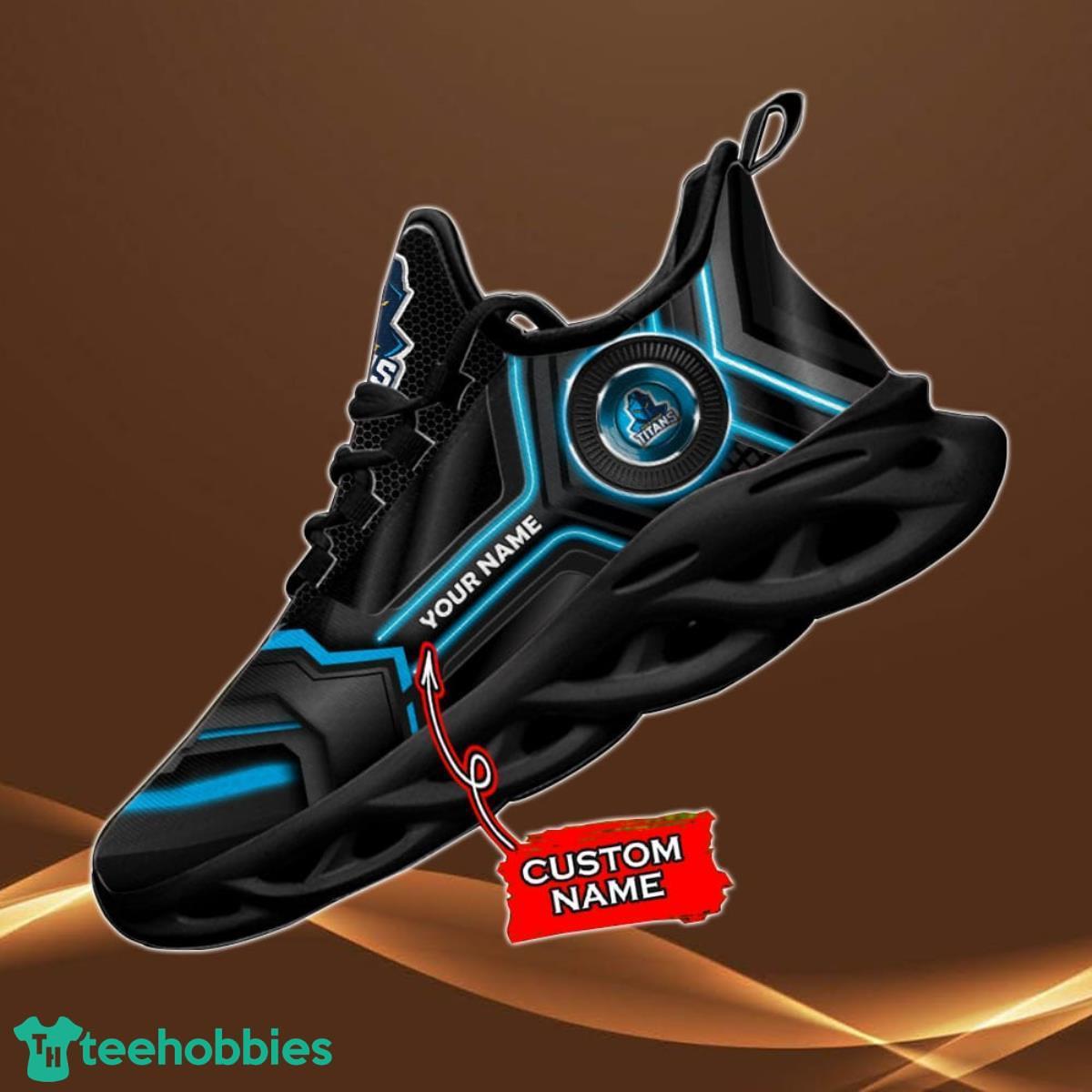 Gold Coast Titans NRL 2023 Custom Name Max Soul Sneaker Best Gift For Men And Women Fans Product Photo 2