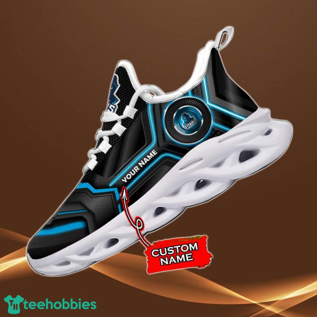 Gold Coast Titans NRL 2023 Custom Name Max Soul Sneaker Best Gift For Men And Women Fans Product Photo 1